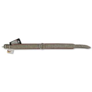 More4Dogs Halsband Rindsleder/Filz - 36-40 cm