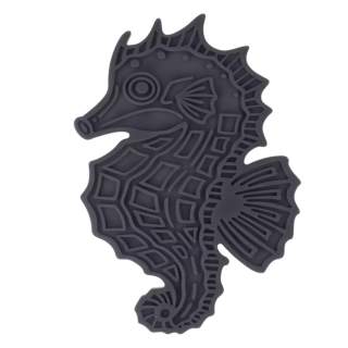 Lick Mat Seahorse - grau