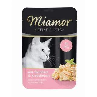Miamor Feine Filets PB 100g - Thun & Krebs