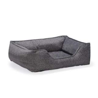 Beeztees Orthopädisches Hundebett Mua - Grau/Braun - 80x65x6cm