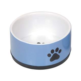 Nobby Keramiknapf Paw - blau - 1100 ml / Ø 17 x 8 cm