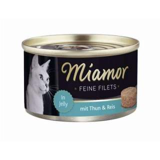 Miamor Feine Filets 100g - Heller Thunfisch & Reis