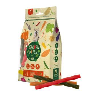 Garden Bites Dental Twisters - L - 16cm / 14 Stück