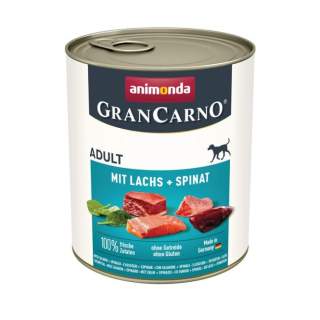 Animonda GranCarno Adult mit Lachs & Spinat - 800g