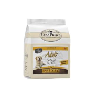 Landfleisch Dog Adult Geflügel mit Reis - 2 kg