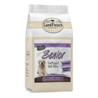 Landfleisch Dog Senior Geflügel mit Reis - 10 kg
