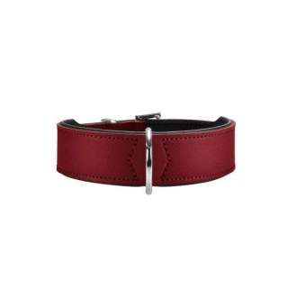 Hunter Halsband Basic 37 nickel, Hals 30-34,5 cm - rot
