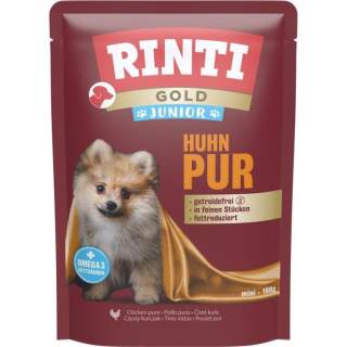 Rinti PB Gold Junior Huhn Pur 100g
