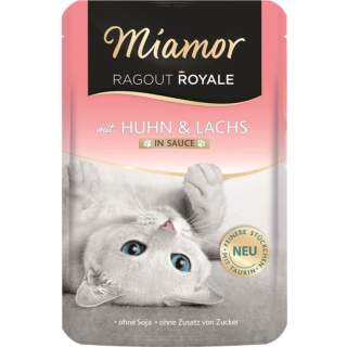 Miamor Ragout Royale in Soße 100g - Huhn & Lachs