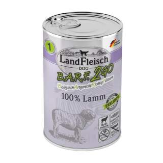 LandFleisch B.A.R.F.2GO Exklusiv 100% vom Lamm 400g