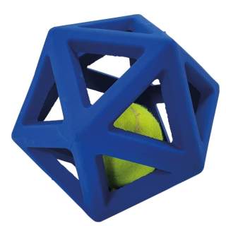 Nobby Vollgummi Gitterball mit Tennisball