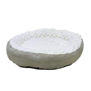 Nobby Donutbett Diamond - cream - Ø 70 x 18 cm