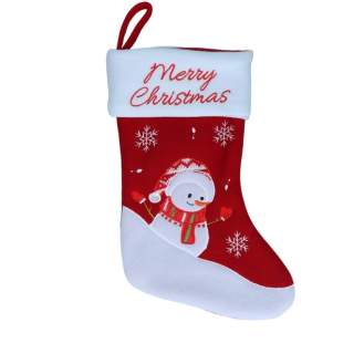 Weihnachtssocke Christmas Stocking Snowman