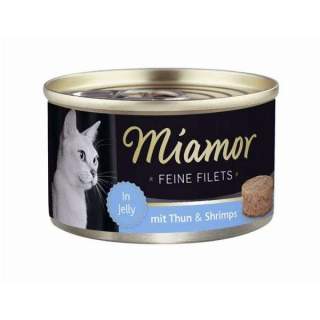 Miamor Feine Filets 100g - Heller Thunfisch & Shrimps