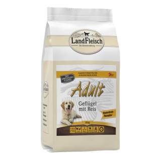 Landfleisch Dog Adult Geflügel mit Reis - 10 kg