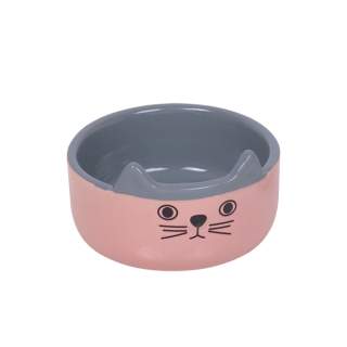 Nobby Keramiknapf Cat Face - rosa