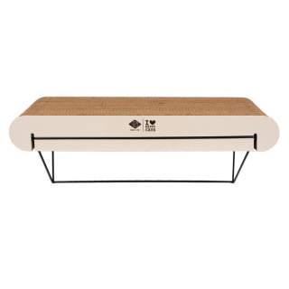 D&D Wandregal aus Pappe David - braun/beige - L - 60x29x24cm