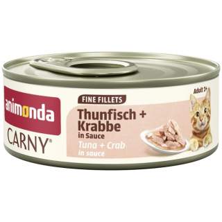 Animonda Cat Carny Fine Fillets Adult Thunfisch & Krabbe in Sauce 60g