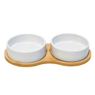 Nobby Napfset Bambasso - 2x 2400ml / 34 x 17,5 x 5,5 cm