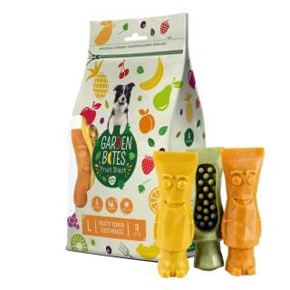 Garden Bites Fruity Tonya Toothpaste - L - 13,5cm / 3 Stück