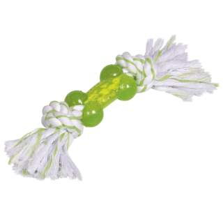 Nobby TPR Knochen mit Seil - 27cm