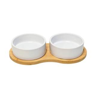 Nobby Napfset Bambasso - 2x 250ml / 28,5 x 15 x 5,5 cm