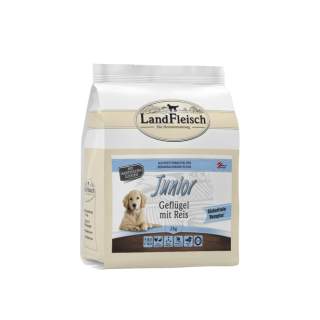 Landfleisch Dog Junior Geflügel mit Reis - 2 kg