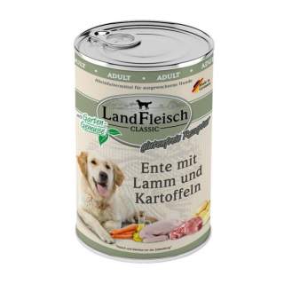 Landfleisch Dog Classic Ente mit Lamm & Kartoffeln - 400g