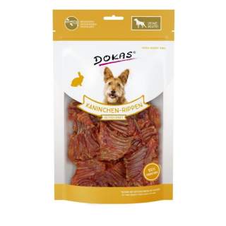Dokas Dog Snack Kaninchen-Rippen 100 g