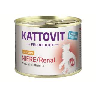 Kattovit Dose Feline Diet Niere/Renal Huhn 185g